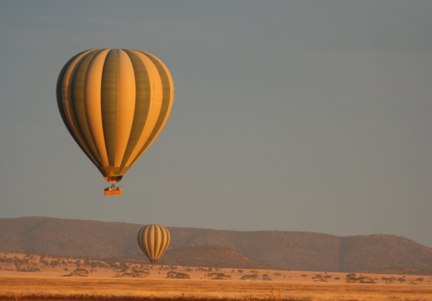 Balloon safari serengeti